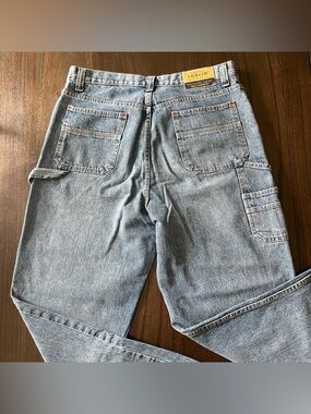 Arrow Men's Washed Blue Carpenter Jeans - 34/30